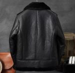 RAF BIKER SHEEP SKIN PILOT FLYING COAT JACKET - Image 4