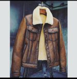 100% Genuine Leather jackets with shearling Fur - Image 5