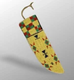 Handmade Traditional Beautiful Beaded Knife Cover Suede Leather Sheath SK14