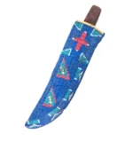 Handmade Traditional Beautiful Beaded Knife Cover Suede Leather Sheath SK20