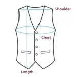 Men Black Real Leather Biker Style Plain Vest Biker - Motorcycle Waistcoat - Image 4