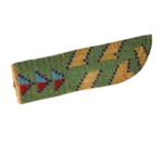 Handmade Traditional Beautiful Beaded Knife Cover Suede Leather Sheath SK18 - Image 2